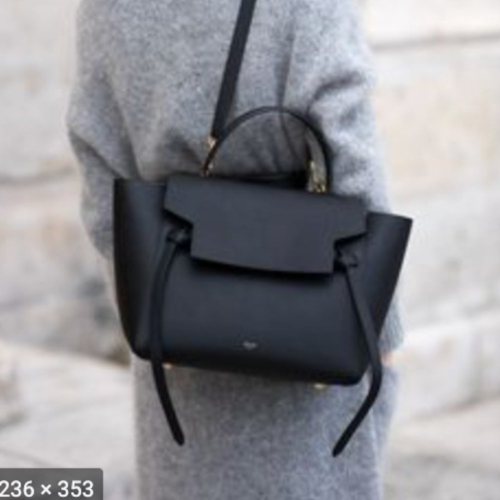 Celine Small Belt Bag in Navy